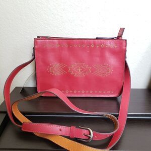 Most Wanted USA red leather bag nwt